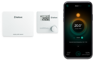 Senso ROOM pure my Vaillant Connect my Vaillant app