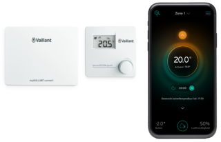Senso ROOM pure my Vaillant Connect my Vaillant app