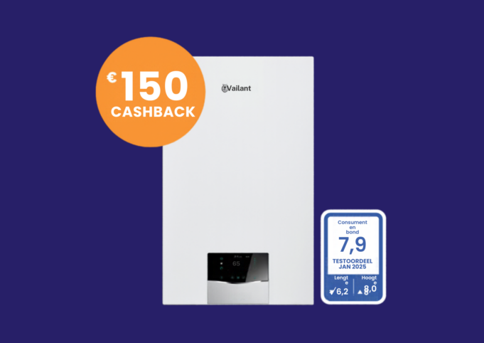 Vaillant cashback actie ketel cv