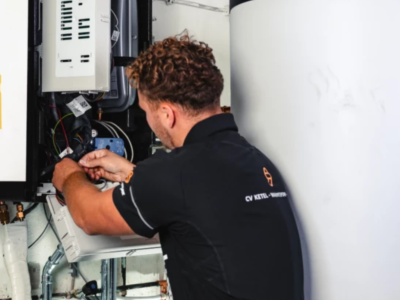 Stemper storing ketel airco wamtepomp